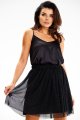 Spódnica A631 black-2 9017  | 14822-Black-LXL