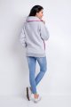 bluzy, damskie, golf, wiosna, jesień, szare, sklep, online