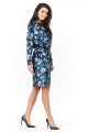 Sukienka A201 navy-3 9030  | 150-Navy-SM
