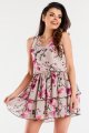 Sukienka A501 cherry flowers-1 9041  | 15239-Cherry Flowers-L