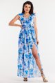 Sukienka A502 blue-2 9043  | 15240-Blue-L