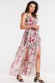 Sukienka A502 cherry flowers-2 9044  | 15240-Cherry Flowers-L