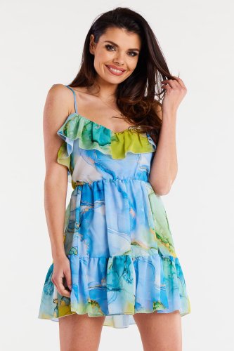 Krótka sukienka Morskie Fale AW503