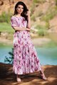 Sukienka A504 magnolia-8 9049  | 15242-Magnolia-L