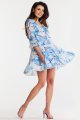 Sukienka A507 white-blue-5 9054  | 15244-White-Blue-LXL