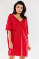 Sukienka A557 red-1 9062  | 12477-Red-ONE-SIZE