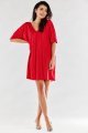 Sukienka A557 red-2 9062  | 12477-Red-ONE-SIZE