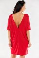 Sukienka A557 red-4 9062  | 12477-Red-ONE-SIZE
