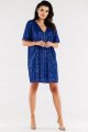 Sukienka A566 blue-2 9063  | 12486-Blue-ONE-SIZE