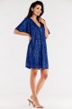 Sukienka A566 blue-3 9063  | 12486-Blue-ONE-SIZE