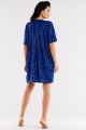 Sukienka A566 blue-4 9063  | 12486-Blue-ONE-SIZE