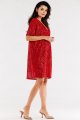 Sukienka A566 red-5 9064  | 12486-Red-ONE-SIZE