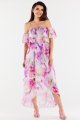 Spódnica A512 violet-4 9076  | 15249-Violet-LXL