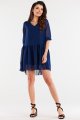 Sukienka A514 navy-3 9080  | 15251-Navy-LXL