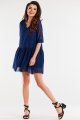 Sukienka A514 navy-6 9080  | 15251-Navy-LXL