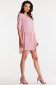 Sukienka A514 powder pink-3 9081  | 15251-Powder pink-LXL