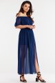 Sukienka A515 navy-2 9082  | 15252-Navy-LXL