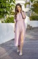 Sukienka A515 powder pink-1 9083  | 15252-Powder pink-LXL