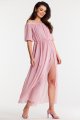 Sukienka A515 powder pink-3 9083  | 15252-Powder pink-LXL