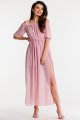 Sukienka A515 powder pink-4 9083  | 15252-Powder pink-LXL