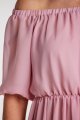 Sukienka A515 powder pink-6 9083  | 15252-Powder pink-LXL