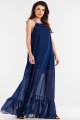 Sukienka A516 navy-4 9084  | 15253-Navy-LXL