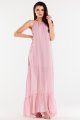 Sukienka A516 powder pink-4 9085  | 15253-Powder pink-LXL