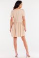 Sukienka A517 beige-5 9086  | 15254-Beige-L
