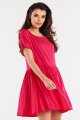 Sukienka A517 fuchsia-2 9087  | 15254-Fuchsia-L