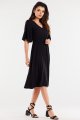 Sukienka A518 black-4 9089  | 15255-Black-L