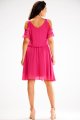 Sukienka A656 fuchsia-3 9090  | 15256-Fuchsia-L