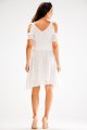 Sukienka A656 white-3 9091  | 15256-White-L