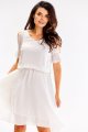 Sukienka A656 white-4 9091  | 15256-White-L