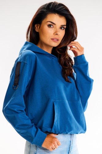 Bluza kangurka Niebieska IN336