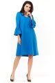 Sukienka A207 blue-1 9105  | 156-Blue-SM