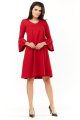 Sukienka A207 red-1 9106  | 156-Red-SM