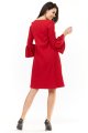 Sukienka A207 red-2 9106  | 156-Red-SM