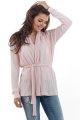 Sweter A214 pink-2 9110  | 167-Pink-SM