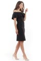 Sukienka A221 black-2 9112  | 173-Black-S