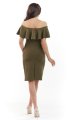 Sukienka A221 khaki-3 9115  | 173-Khaki-S