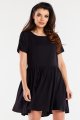 Sukienka A517 black-1 9127  | 15254-Black-L