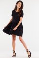 Sukienka A517 black-3 9127  | 15254-Black-L