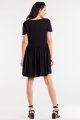 Sukienka A517 black-6 9127  | 15254-Black-L