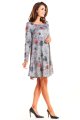Sukienka A246 gray-2 9140  | 201-Gray-S
