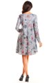 Sukienka A246 gray-3 9140  | 201-Gray-S