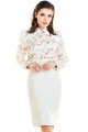 Spódnica A255 beige-5 9147  | 211-Beige-S