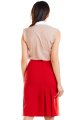 Spódnica A255 red-5 9150  | 211-Red-S