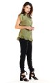Bluzka A269 khaki-3 9177  | 225-Khaki-S