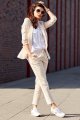 Spodnie A270 beige-2 9179  | 226-Beige-S