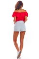Bluzka A288 fuchsia-4 9201  | 244-Fuchsia-SM